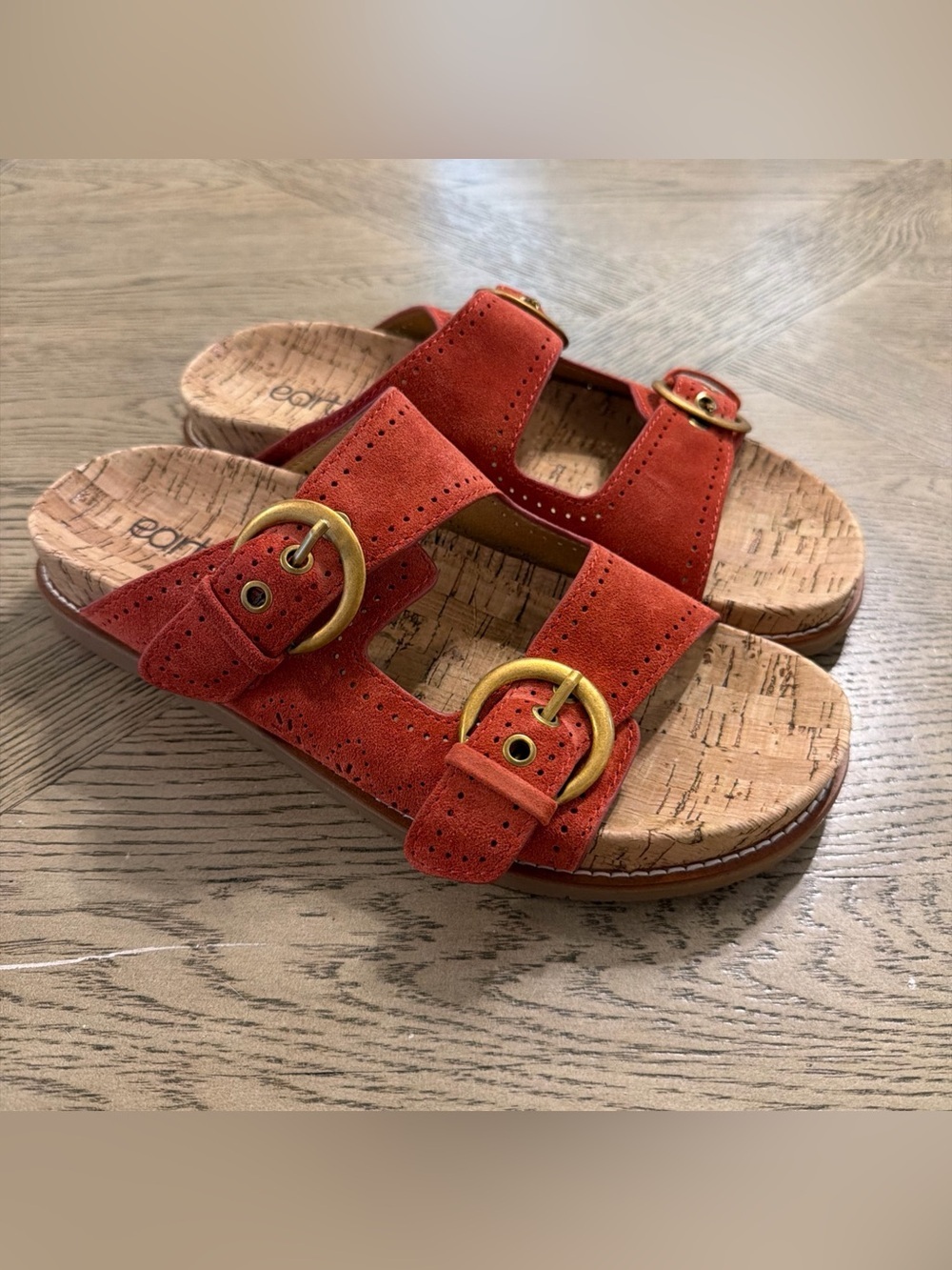Women’s Earth FrancII Light Red Suede Leather Size 10